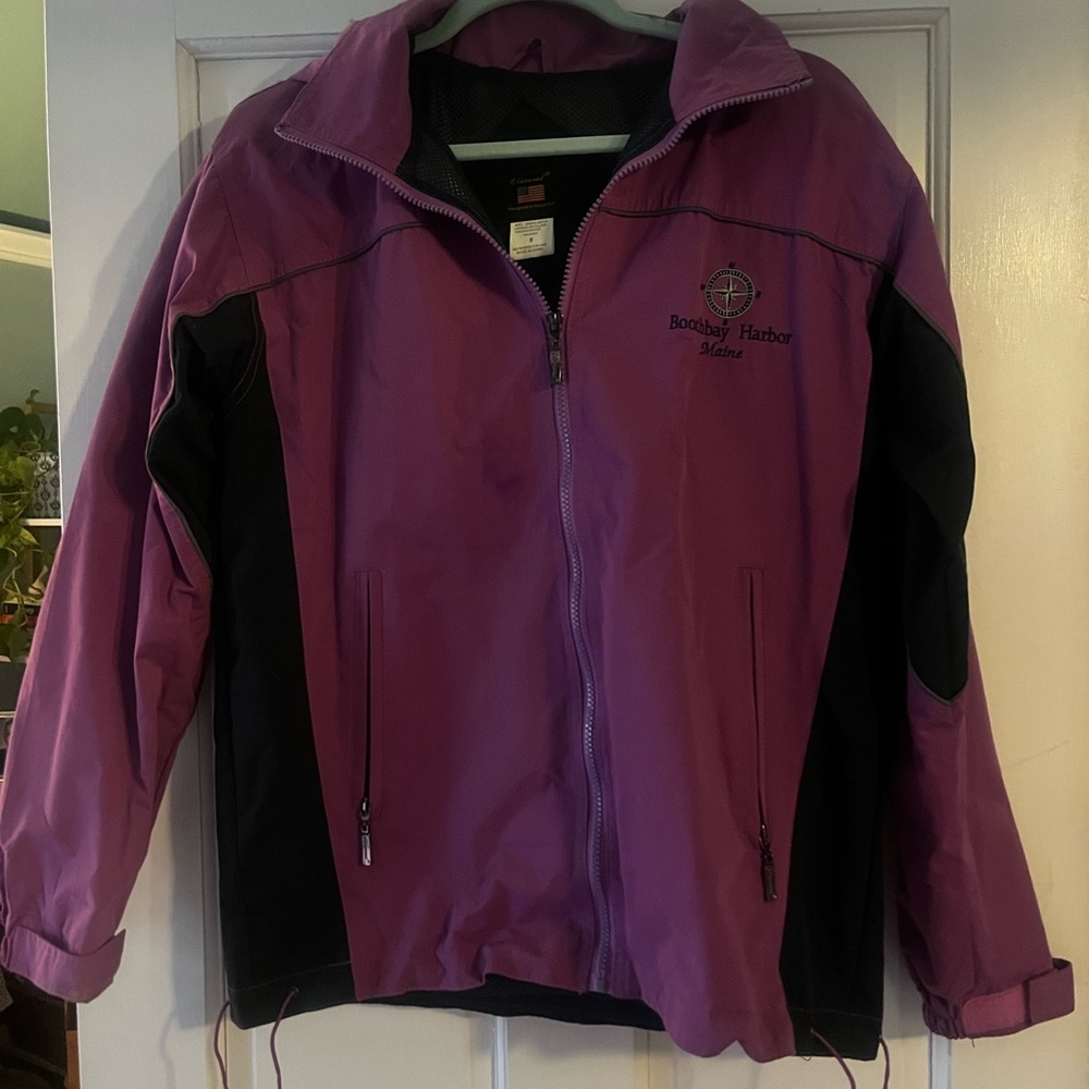 Purple and Black Bonsai Harbor Jacket